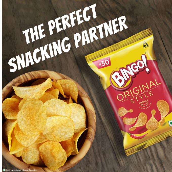 Bingo, Original Style Chilli Sprinkled Chips – image 5