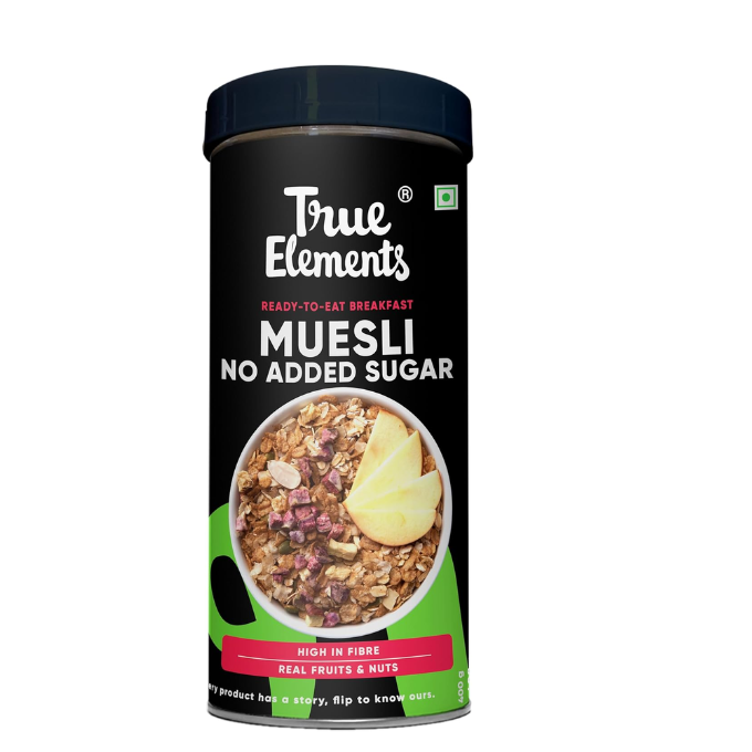  True Elements Muesli No Added Sugar 400gm