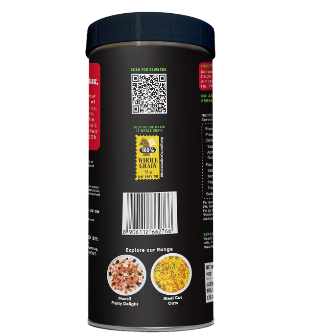  True Elements Muesli No Added Sugar 400gm – image 4