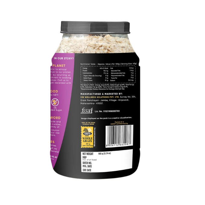 True Elements Instant Oats 900g  – image 3