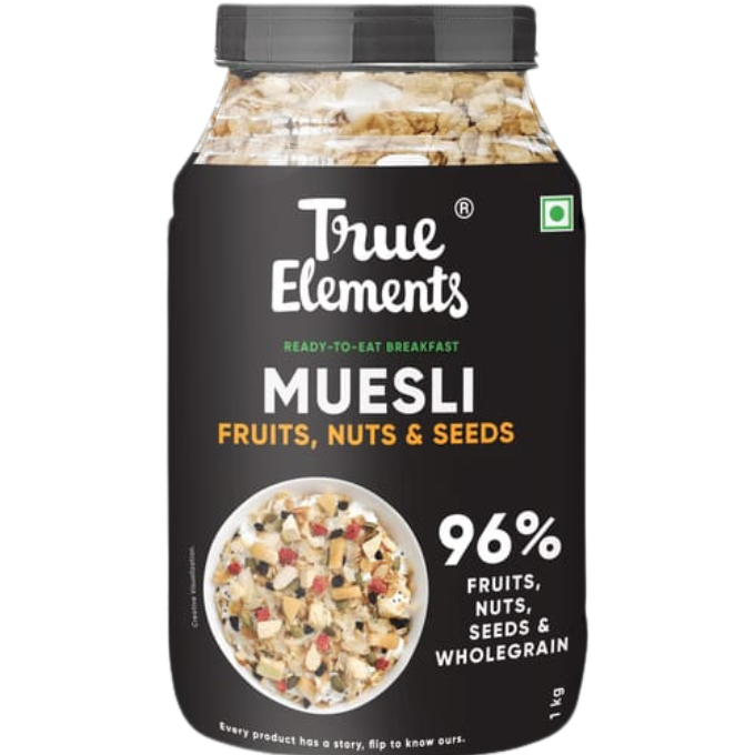 True Elements Fruits,Nuts & Seeds Muesli