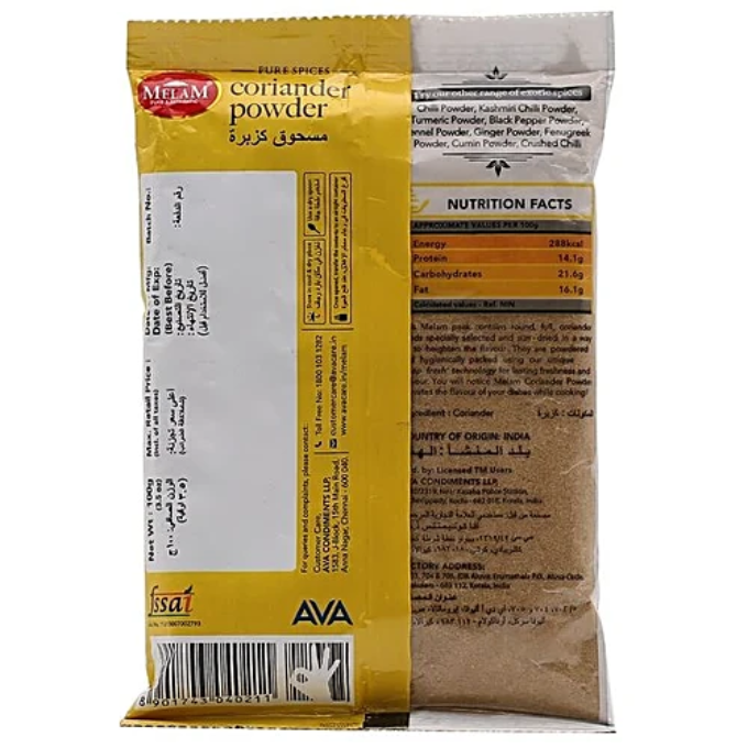 MELAM CORIANDER MASALA 100 G – image 3