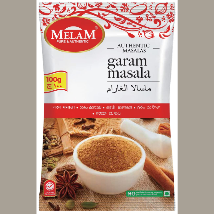 MELAM GARAM MASALA 100 G – image 1
