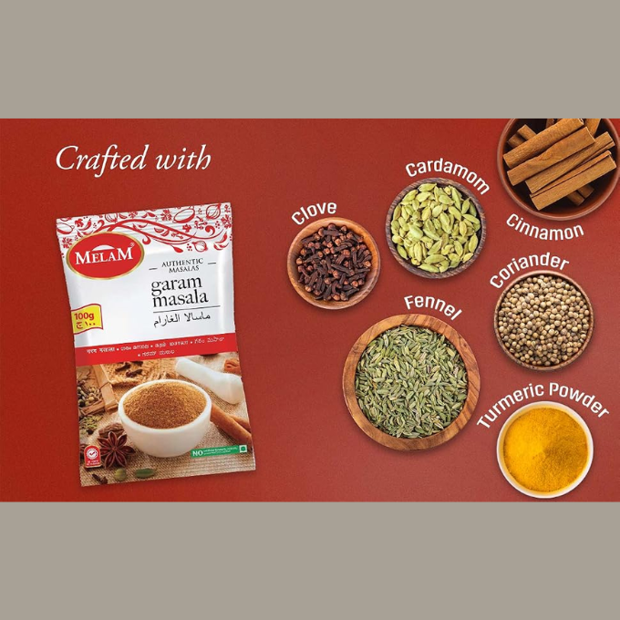 MELAM GARAM MASALA 100 G – image 2