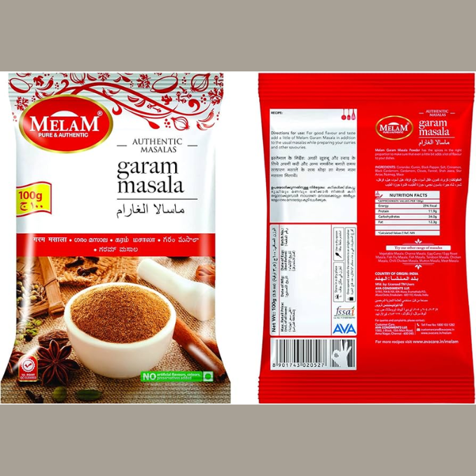 MELAM GARAM MASALA 100 G – image 3