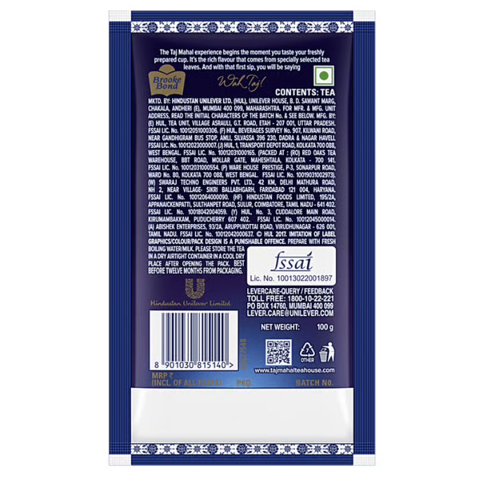 TAJ MAHAL Rich& Flavourful Tea 100 g – image 2