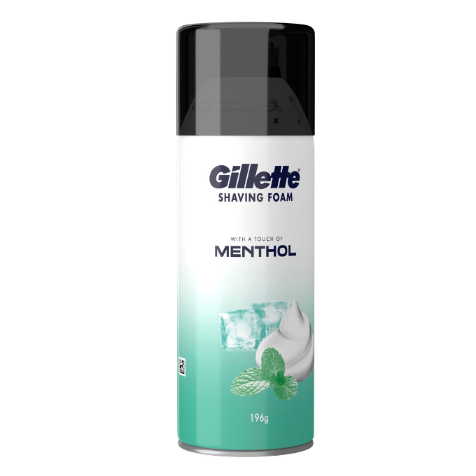 Gillette Classic Menthol Shaving Foam (196gm)
