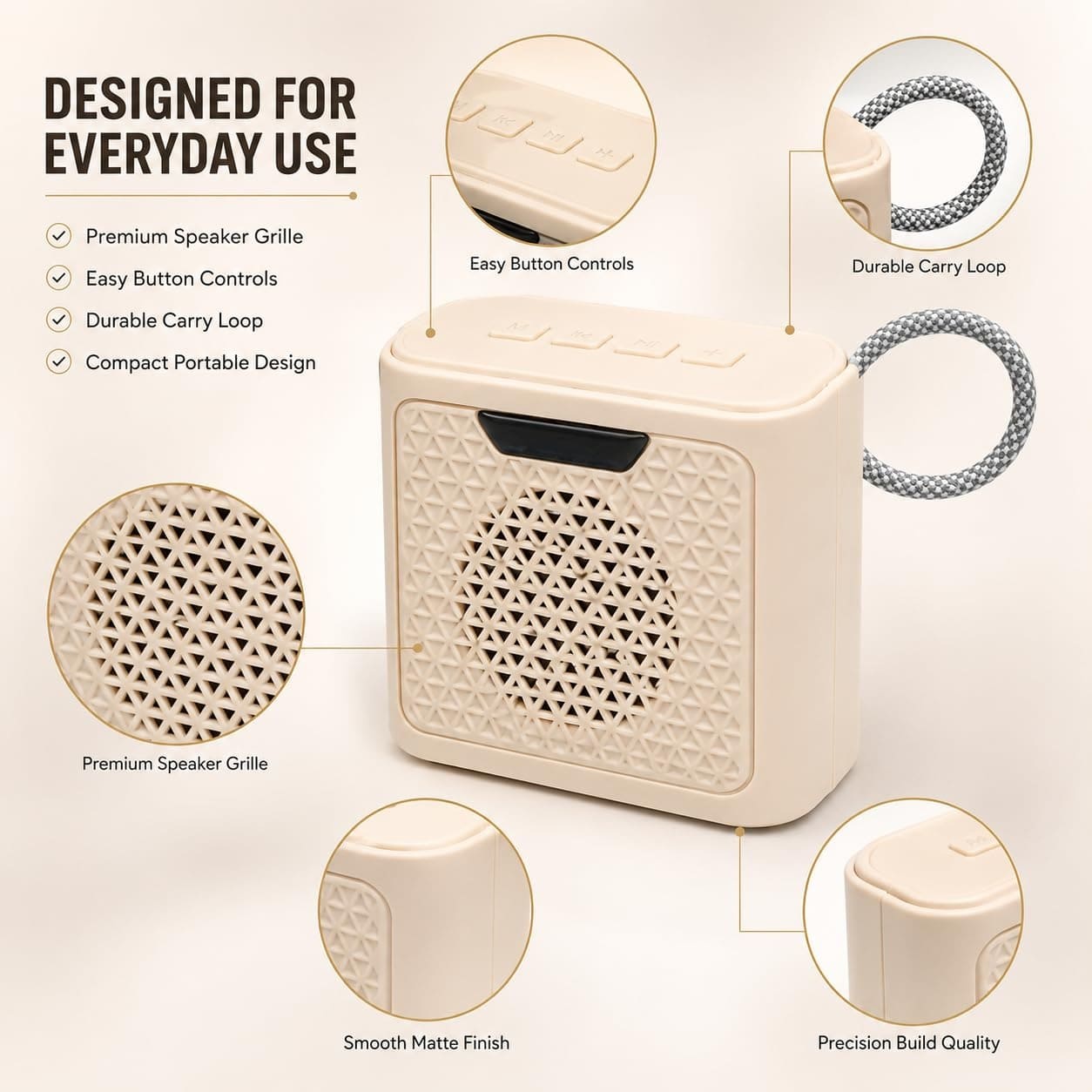 Jaybally Boom Wireless Portable Bluetooth Speaker,Mini Speaker, Bluetooth Speaker. – image 2