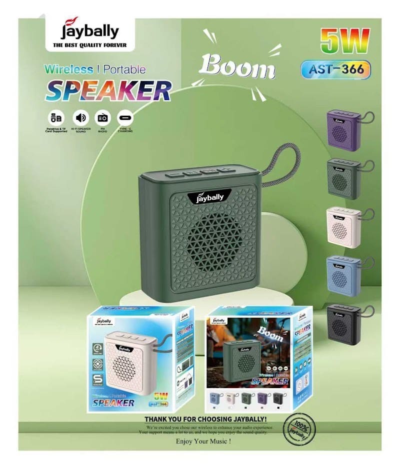 Jaybally Boom Wireless Portable Bluetooth Speaker,Mini Speaker, Bluetooth Speaker. – image 10