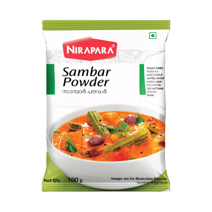 NIRAPARA  SAMBAR POWDER 100 G