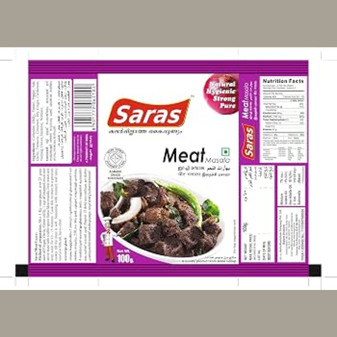 SARAS MEAT MASALA 100 G – image 2
