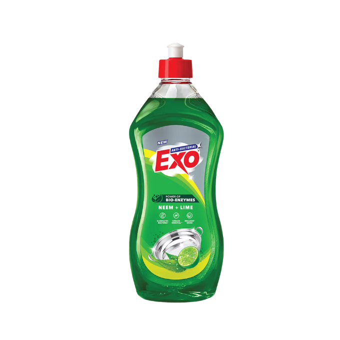 Exo Anti-bacterial Liquid dishwash gel infused with neem and lime 750 ml