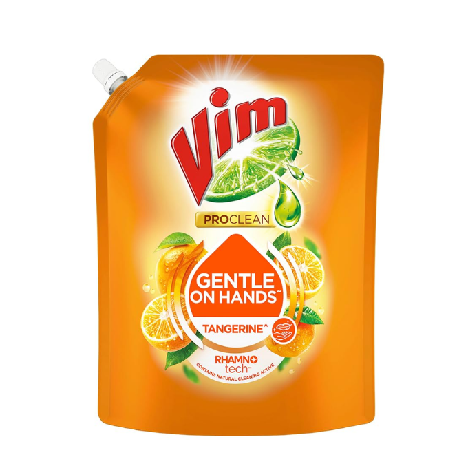 Vim ProClean Dishwash Liquid Gel with Tangerine  750 ml – image 1
