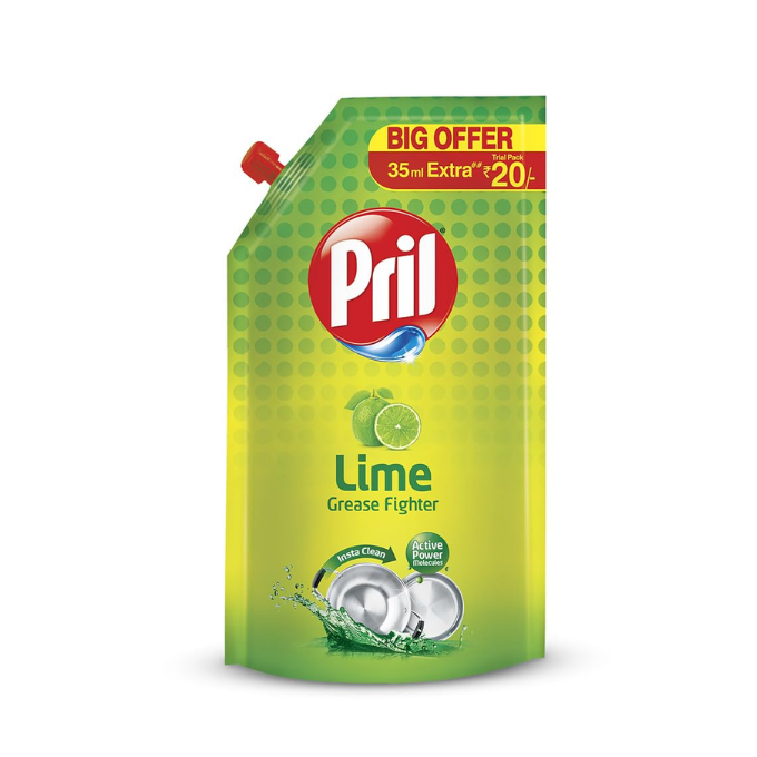 Pril Lime Liquid Dishwash Gel 110 ml