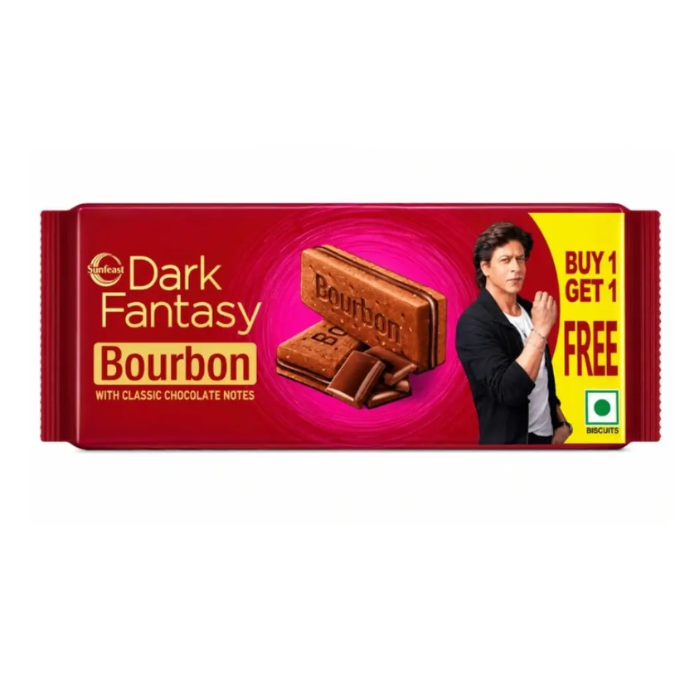 SUNFEAST DARK FANTASY BOURBON BISCUIT BUY 1 GET 1 FREE 90 GM