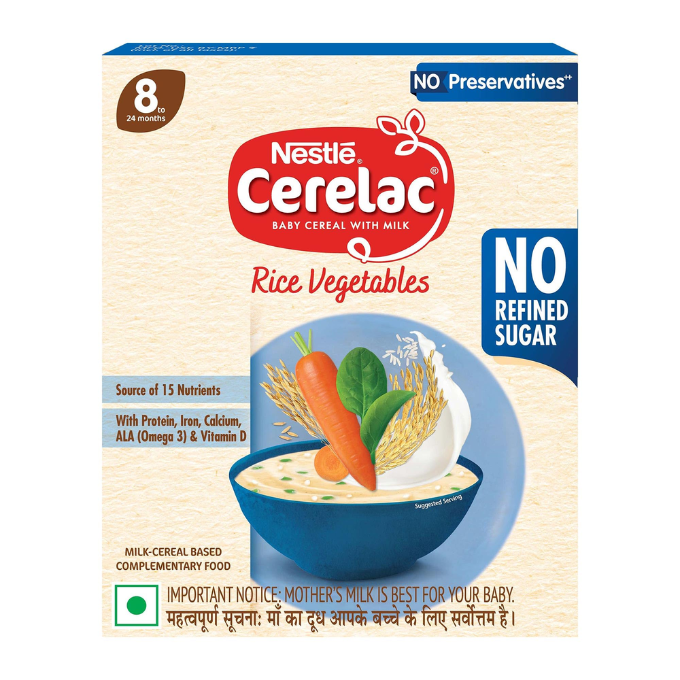 Nestle Cerelac Baby Cereal with Rice Vegetables 300g