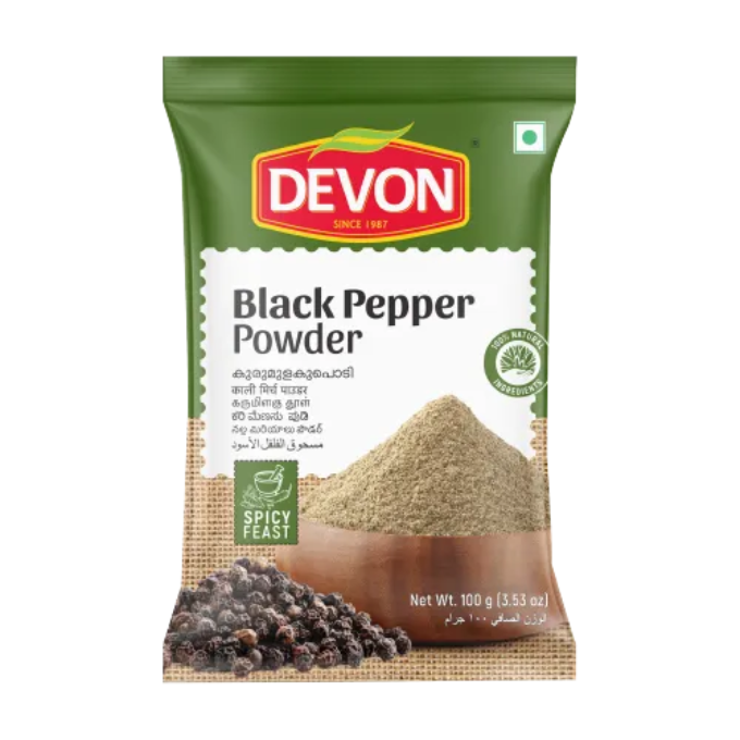 DEVON BLACK  PEPPER POWDER 100 G