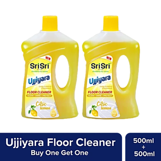 Ujjiyara Floor Cleaner Citric Lemon - Long Lasting Freshness, 500 ml (Buy 1 Get 1) – image 1