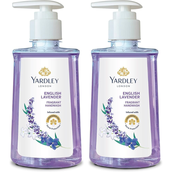 Yardley London English Lavender Fragrant Handwash 200ml+200ml 