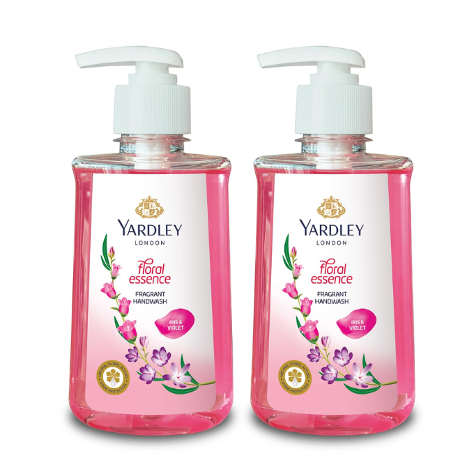 Yardley London Floral Essence Iris & Violet Fragrant Handwash 200ml+200ml 