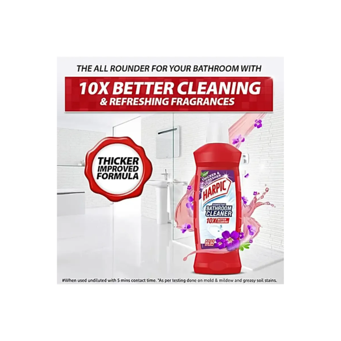 HARPIC BATHROOM CLEANER 900ML FLORAL