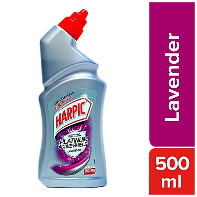 HARPIC TOILET CLEANER 500ML PLATINUM LAVENDER