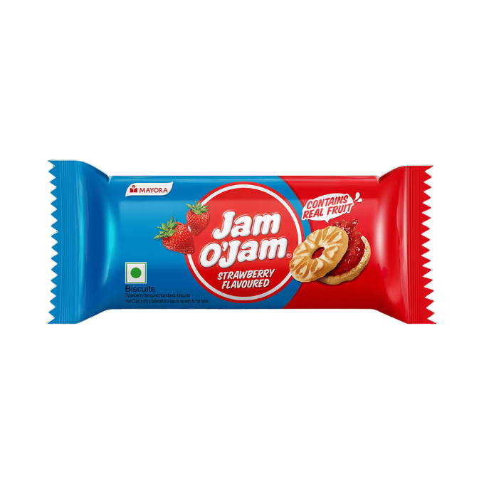 Mayora Jam o Jam Strawberry Biscuits 