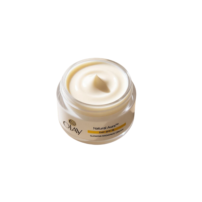 OLAY Natural Aura Day Cream with Vitamin B3, Pro B5, E and SPF 15 (50 g) – image 2