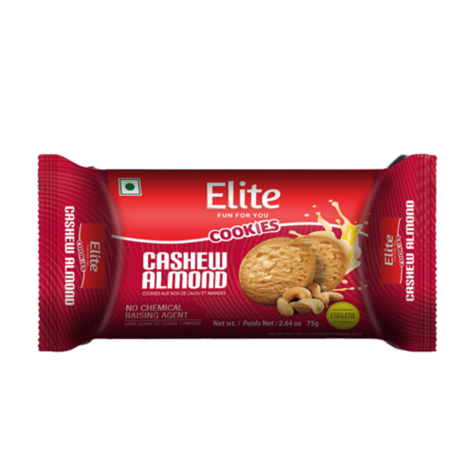 Elite Cashew Almond Cookies 75 GRAM
