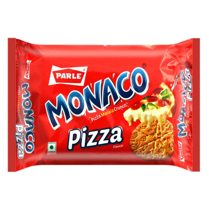 Parle Monaco Pizza Flavour Masala Crunch Biscuits 100 g – image 1