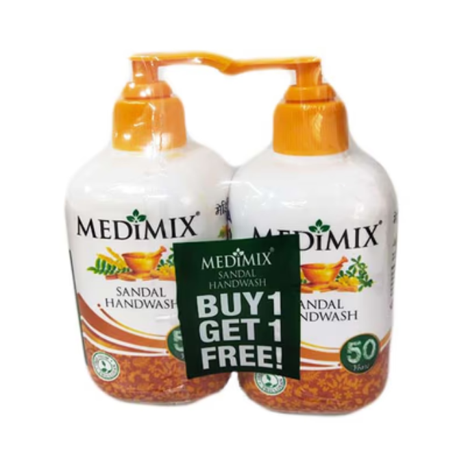 Medimix Handwash - Sandal 250 ml (Buy 1 Get 1 Free)