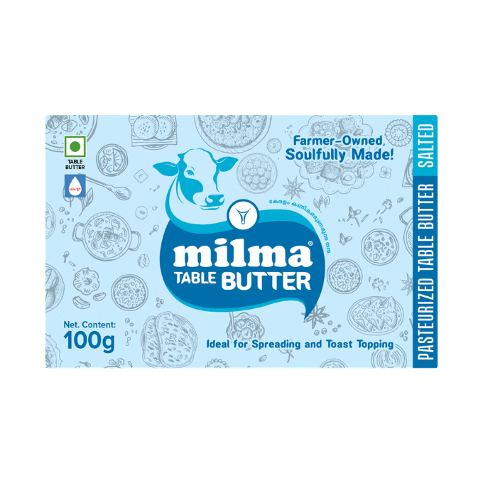 Milma Salted Butter 100 g