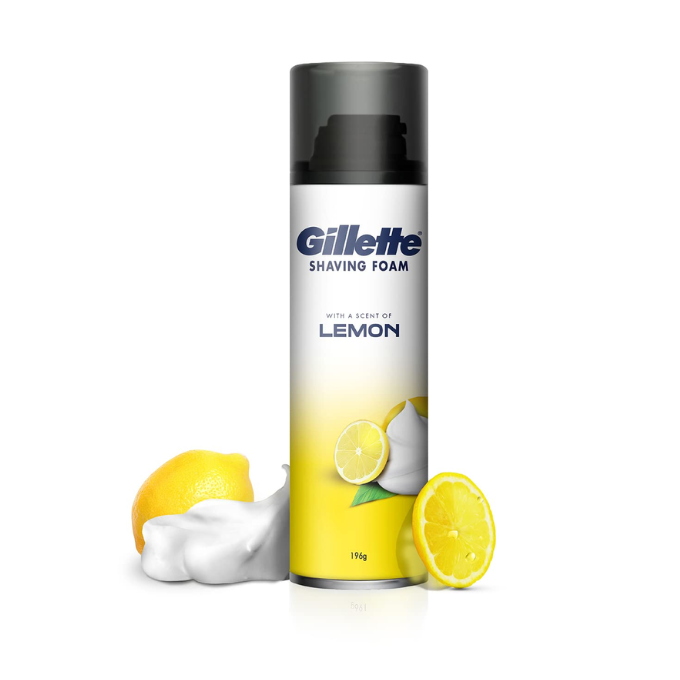 Gillette Classic Lemon Lime Pre Shave Foam - 196 gram – image 1