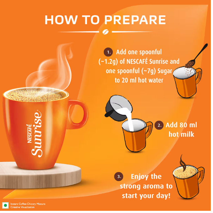 NESCAFE SUNRISE  45 G (strong aroma) – image 3