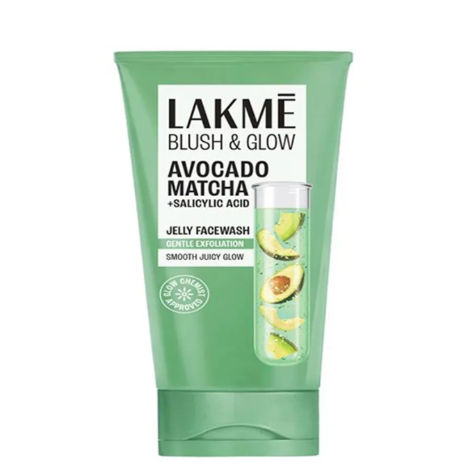 Lakme Blush & Glow Avocado Matcha Jelly Face Wash, 100 gm