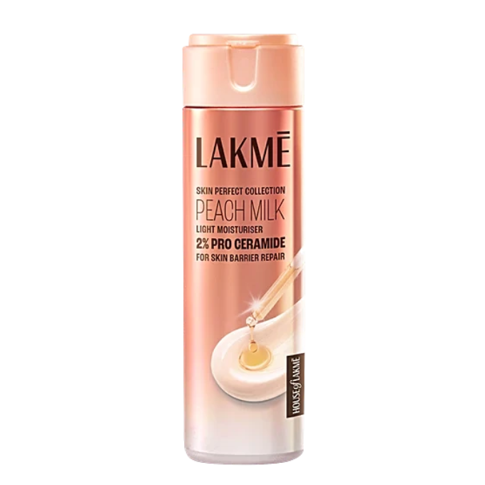 Lakme 2% Pro Ceramide Peach Milk Moisturiser, 120 ml 4.1 – image 1