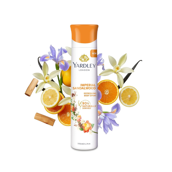 Yardley London Imperial Sandalwood Perfumed Deo For Women, 150ml