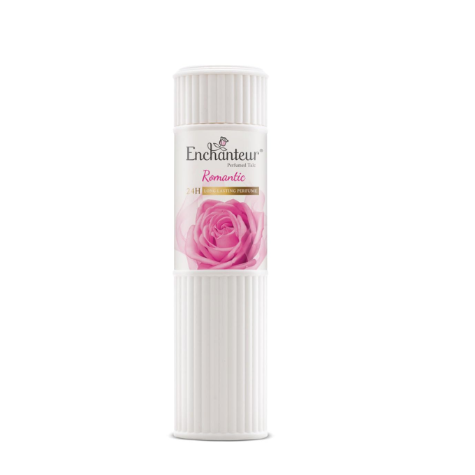 Enchanteur Romantic Perfumed Talcum Powder with Floral French Fragrance for Women 250g