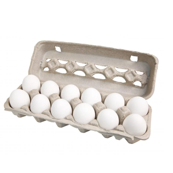 Fresh Farm White eggs Pack of 12