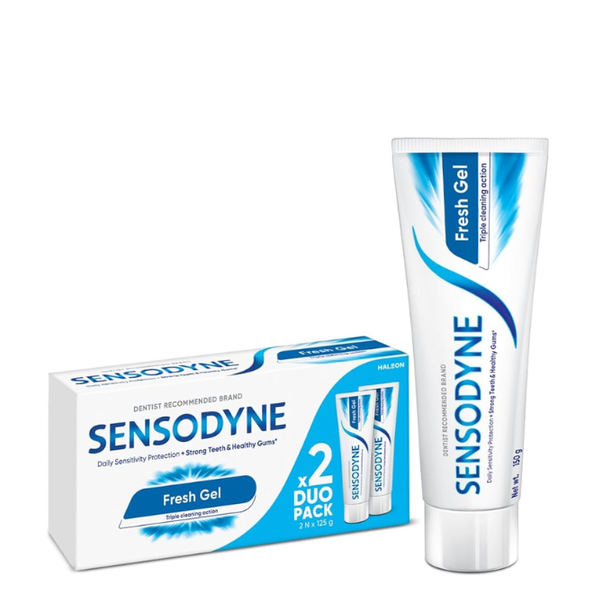 Sensodyne Toothpaste Fresh Gel  2 * 100 g