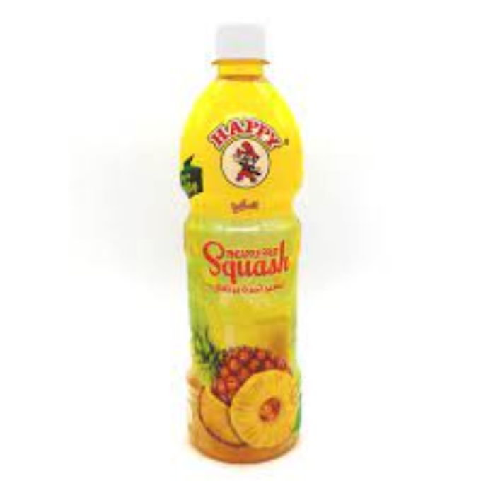 HAPPY SQUASH PINEAPPLE 750ML