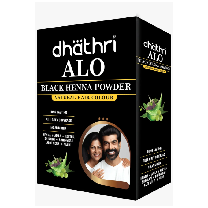 Dhathri ALO Black Henna Powder pack of 5