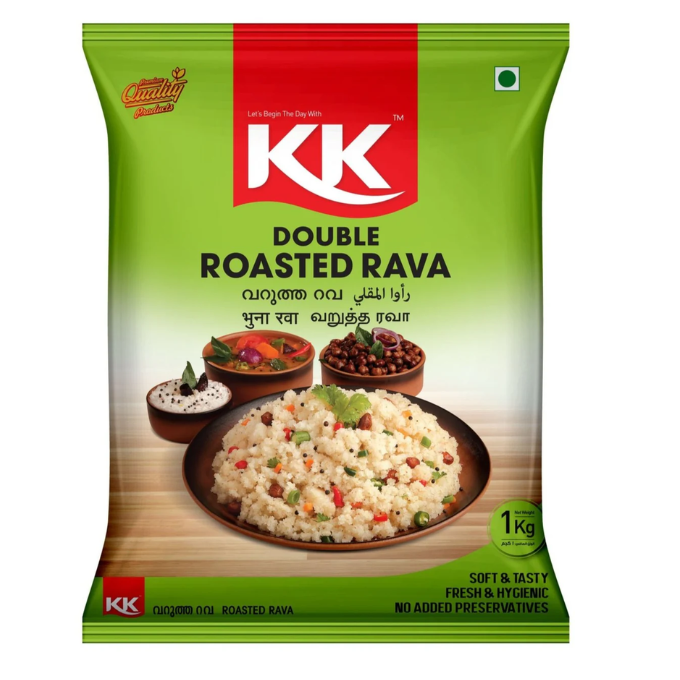 K K Double Roasted Rava 1Kg – image 1