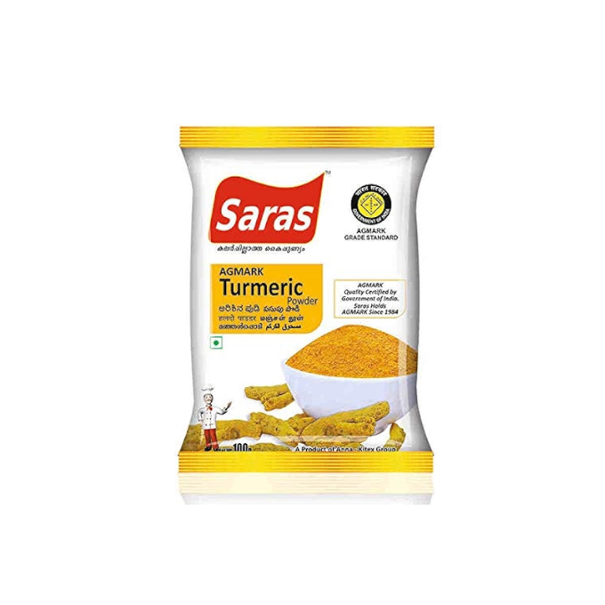 SARAS TURMERIC POWDER 100 G – image 1