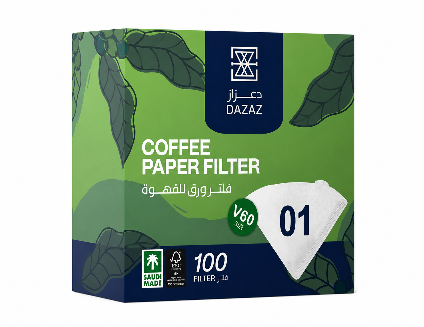 Dazzaz V60 Coffee Filter Size 01 – image 1
