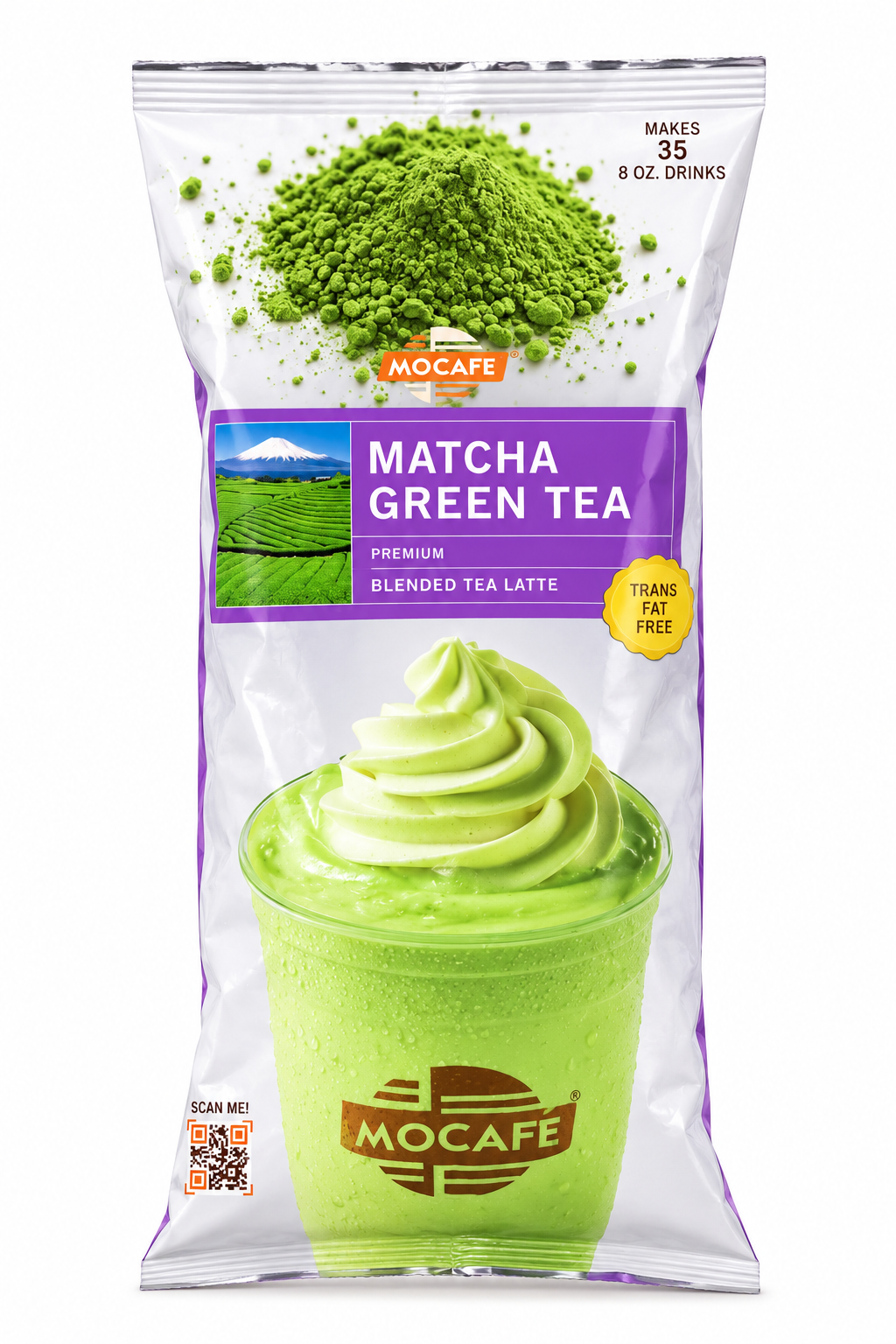 MOCAFE Matcha Green Tea Latte Mix 3lb