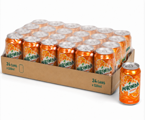 Mirinda Orange Can 320ML x 24