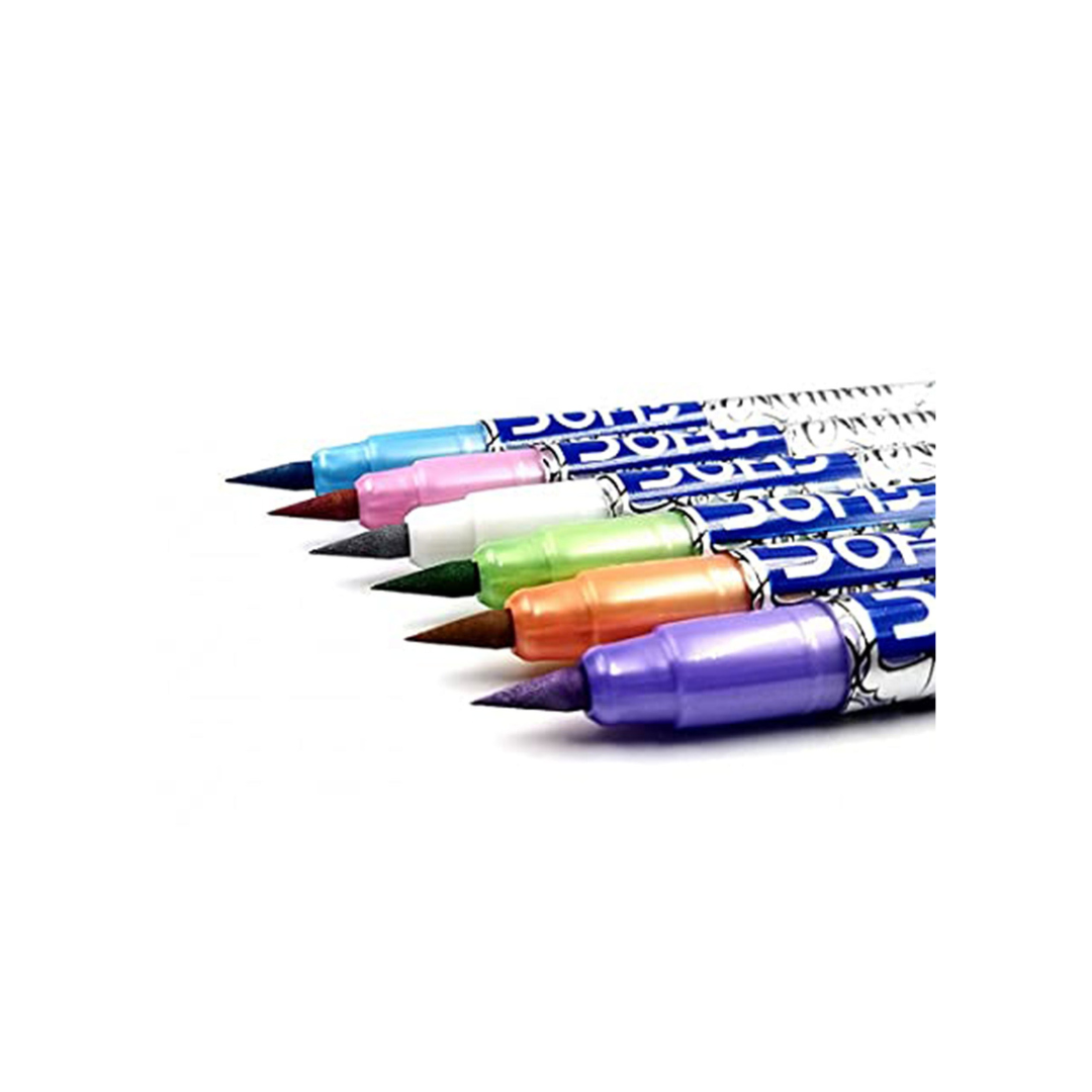 Doms Metallic Brush Pens (10 Shades) – image 2