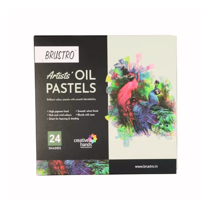 Brustro Oil pastels colours (24 shades) / premium oil pastel colours  – image 2