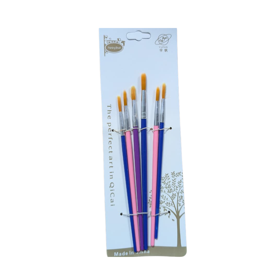 Round Brush set of - 6 brushes – image 1